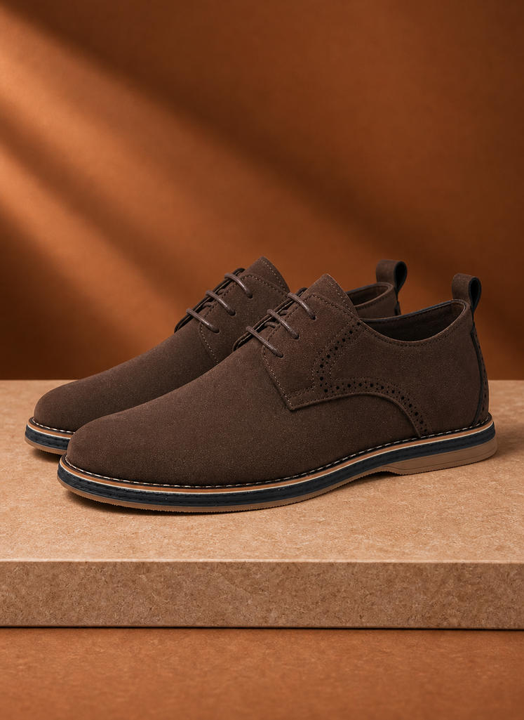 Classic Lace Up Derby Dress Shoes