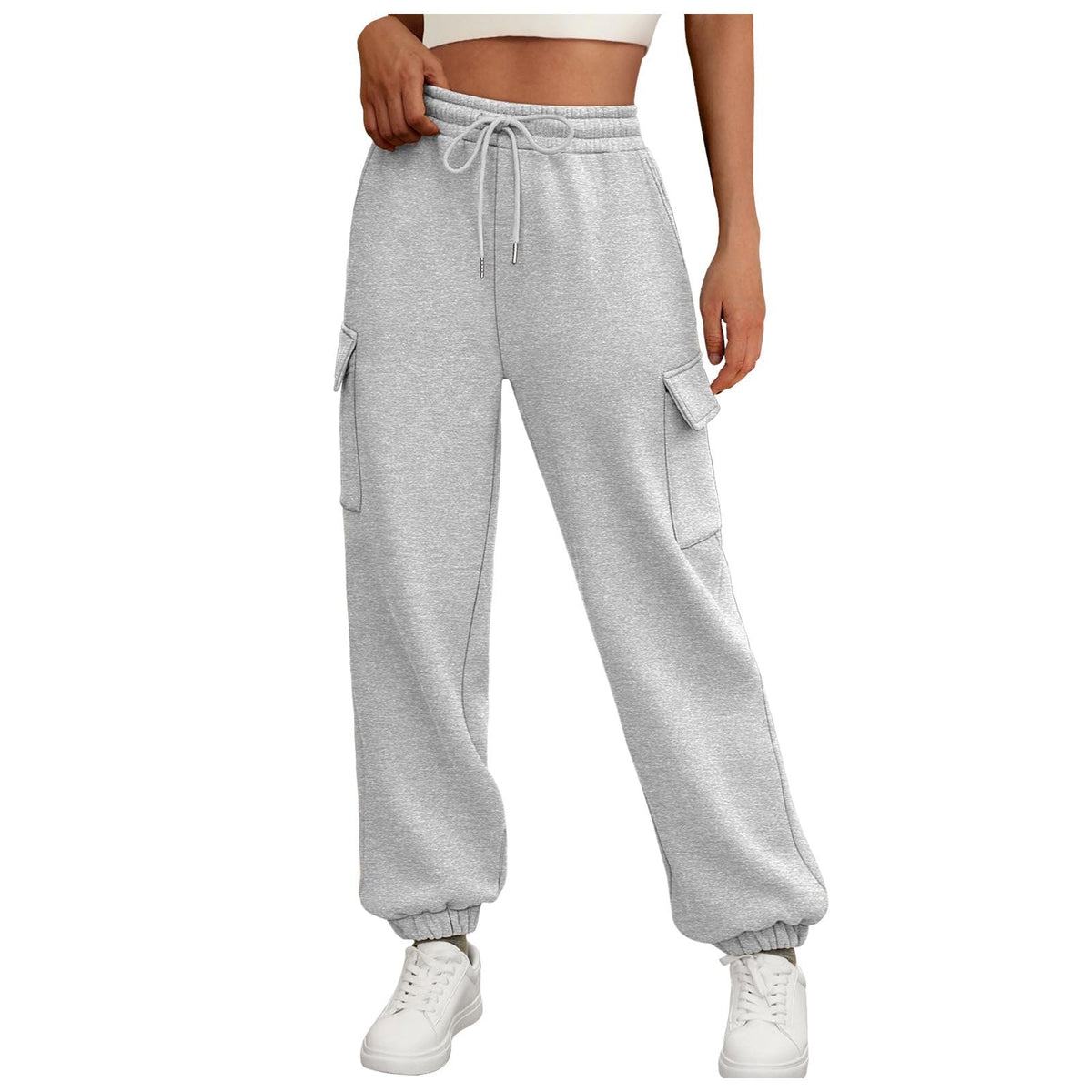 Fleece Lined Relaxed Cargo Jogger Pants