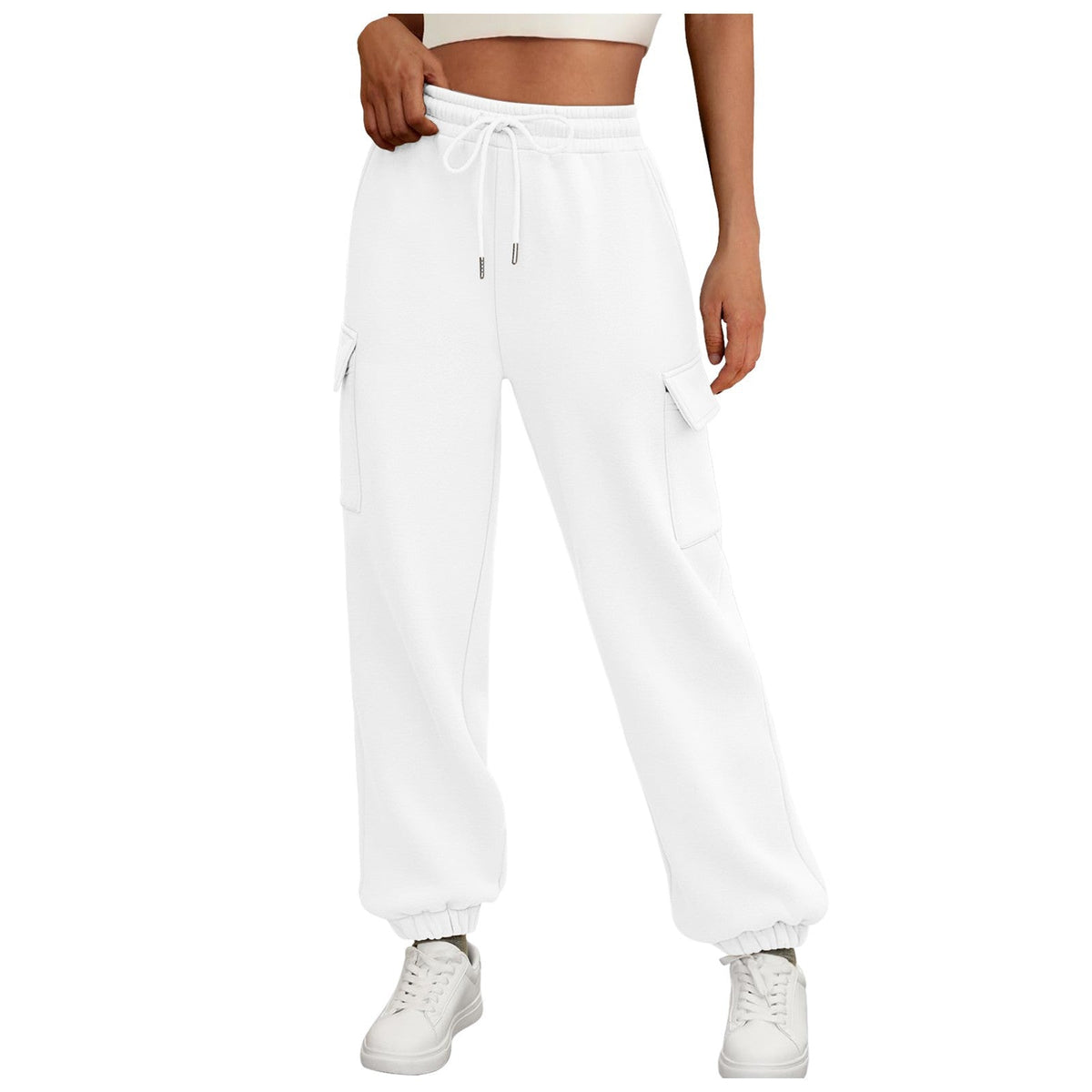 Fleece Lined Relaxed Cargo Jogger Pants