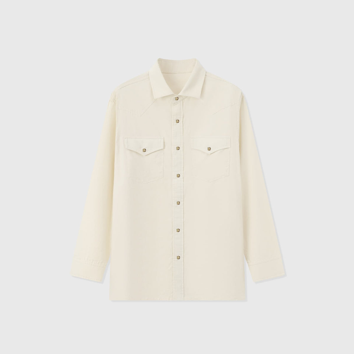 Relaxed Fit Cotton Corduroy Western Shirt