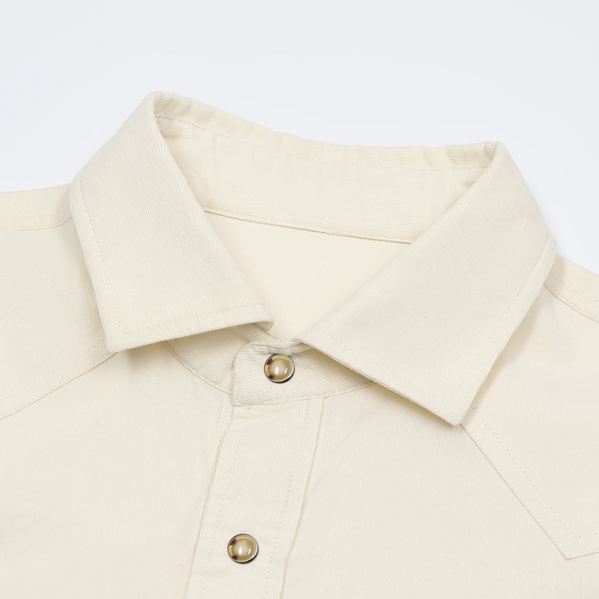 Relaxed Fit Cotton Corduroy Western Shirt