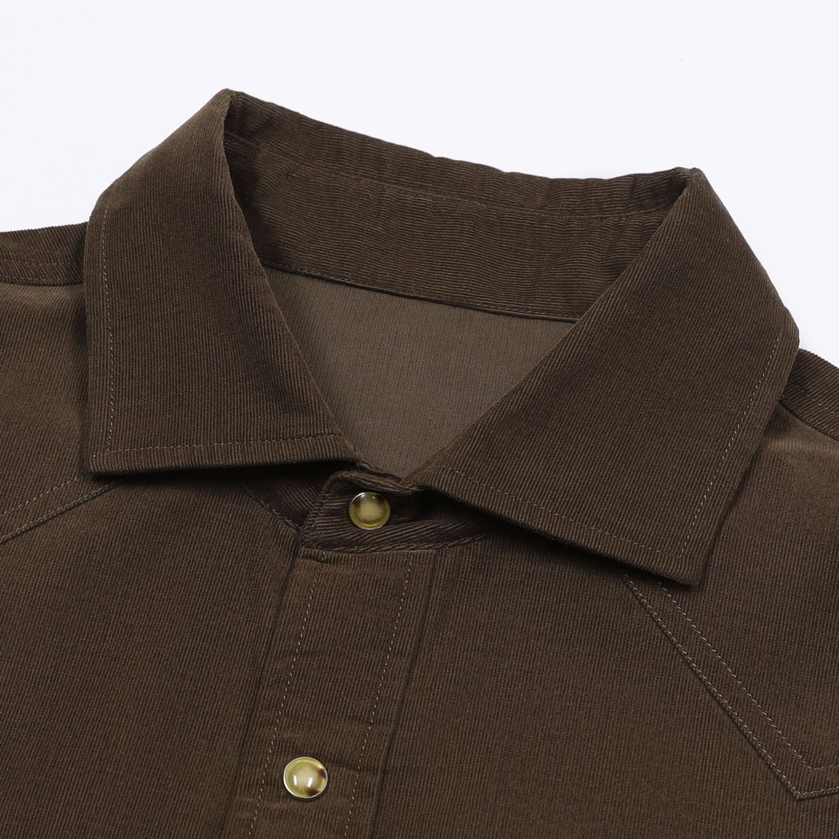 Relaxed Fit Cotton Corduroy Western Shirt