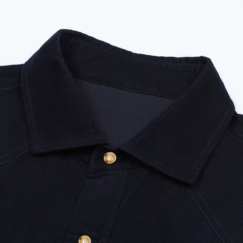 Relaxed Fit Cotton Corduroy Western Shirt