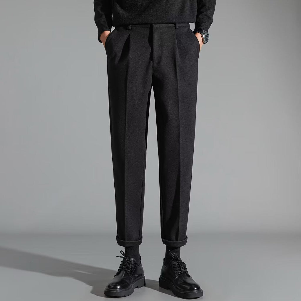 Slim Fit Corduroy Straight Leg Pants