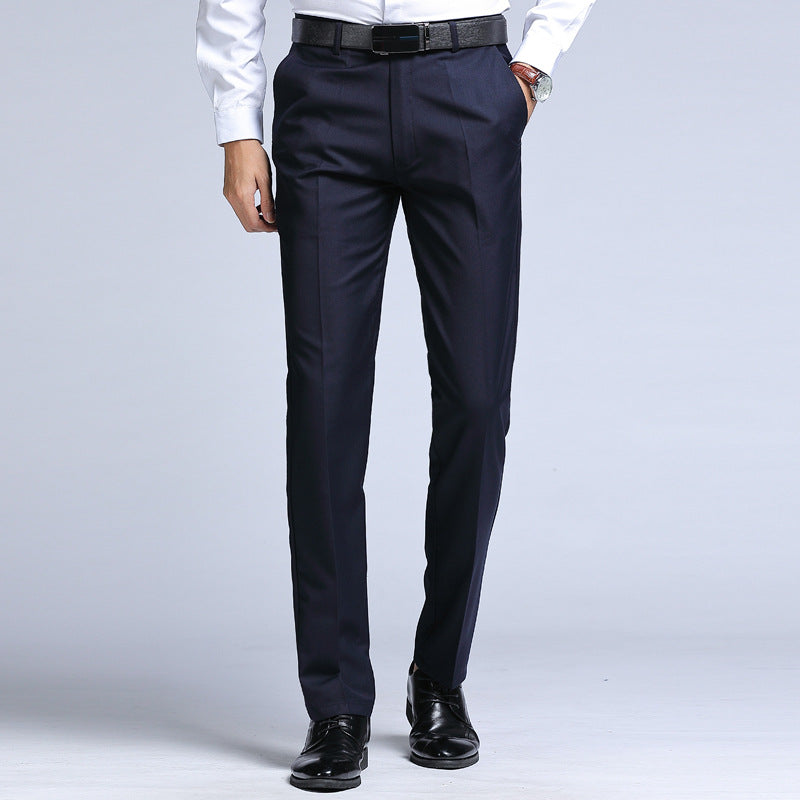 Slim Fit Wool Blend Dress Pants