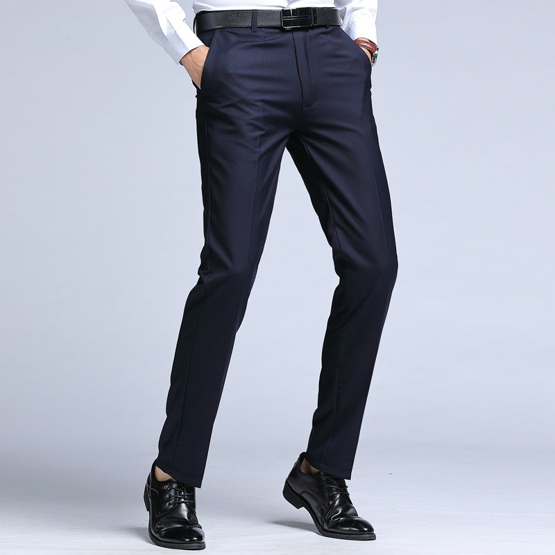 Slim Fit Wool Blend Dress Pants