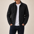 Structured Fit Cotton Blend Utility Jacket